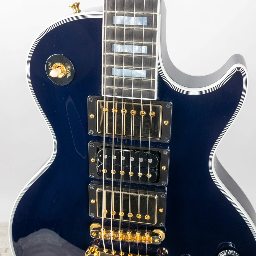 Gibson Mod™ Collection 1959 Les Paul Custom 3-Pickup, Midnight Blue Electric Guitar Gibson Mod™ Collection