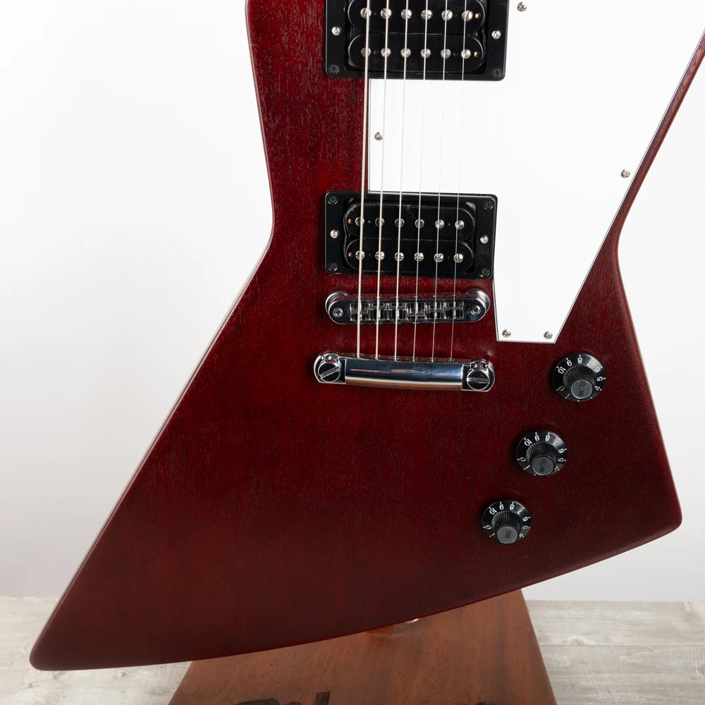 Gibson Mod™ Collection 70s Explorer, Satin Cherry Wine | Gibson Mod™ Collection Electric Guitar Gibson Mod™ Collection