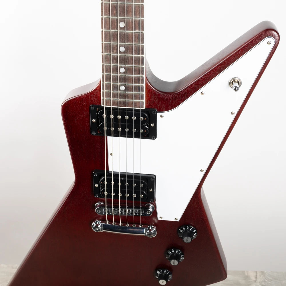 Gibson Mod™ Collection 70s Explorer, Satin Cherry Wine | Gibson Mod™ Collection Electric Guitar Gibson Mod™ Collection