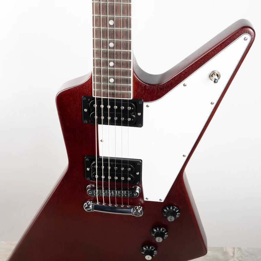 Gibson Mod™ Collection 70s Explorer, Satin Cherry Wine | Gibson Mod™ Collection Electric Guitar Gibson Mod™ Collection