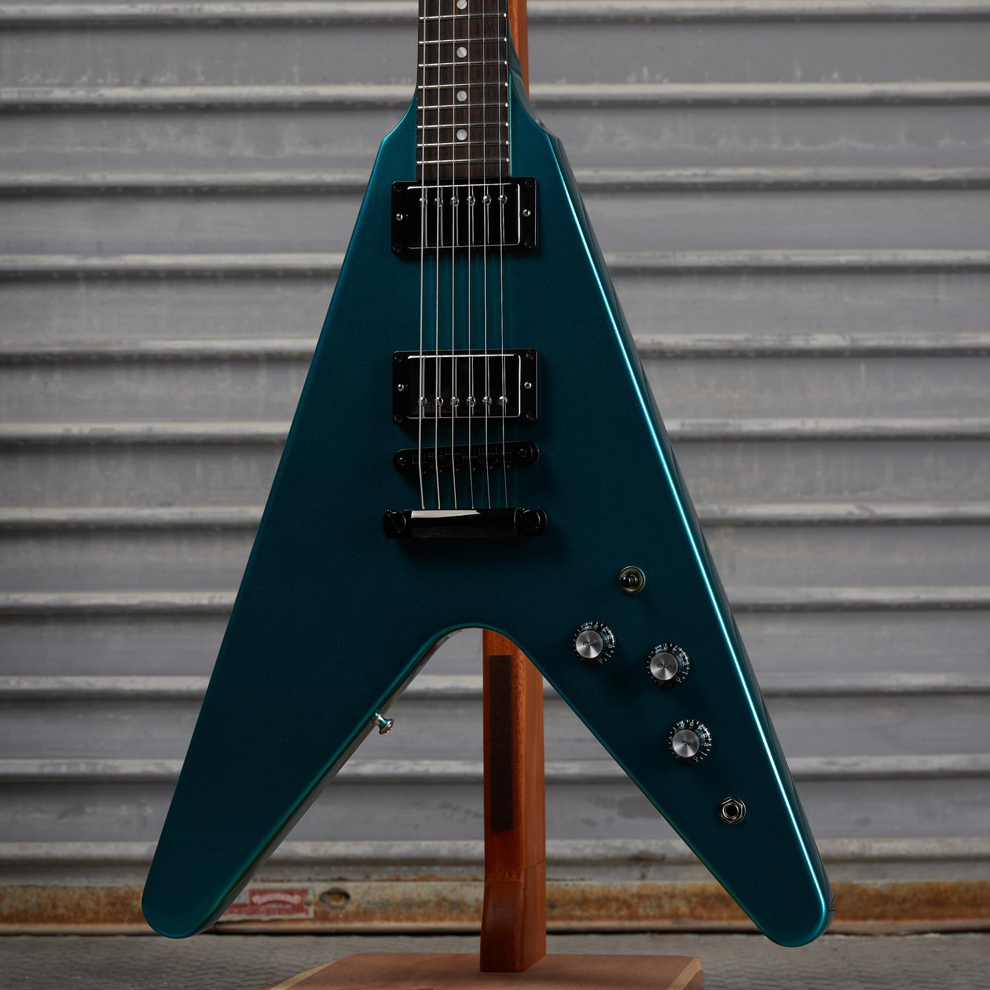 Gibson Mod™ Collection 80s Flying V, Metallic Marina Blue | Gibson Mod™ Collection Electric Guitar Gibson Mod™ Collection