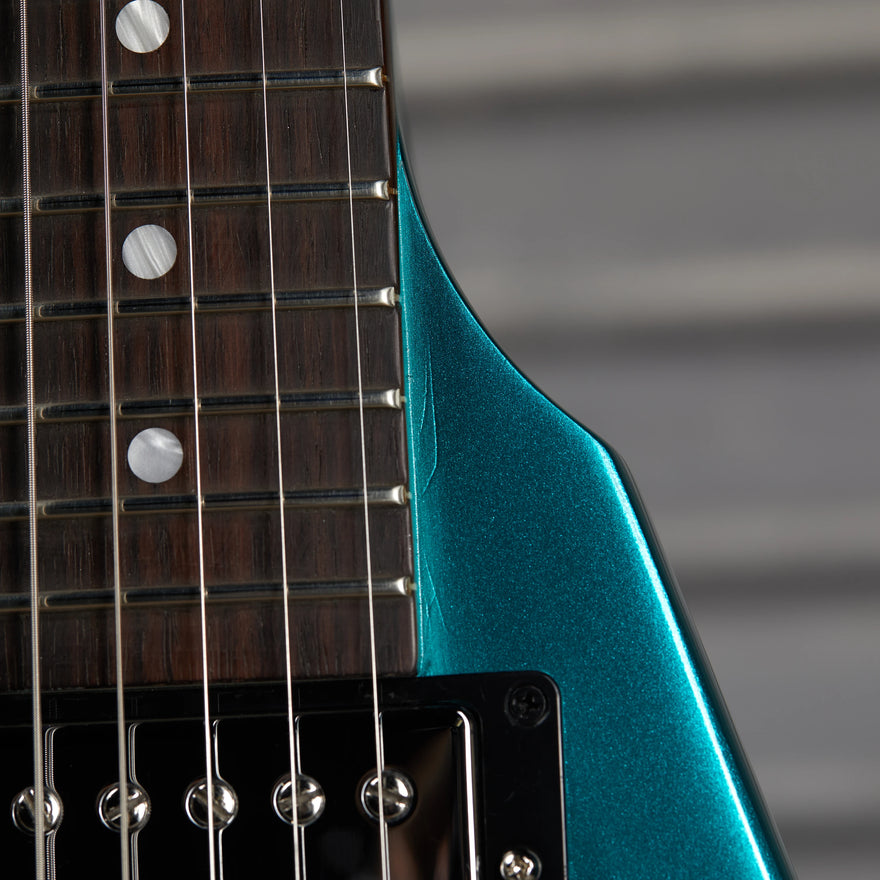 Gibson Mod™ Collection 80s Flying V, Metallic Marina Blue | Gibson Mod™ Collection Electric Guitar Gibson Mod™ Collection