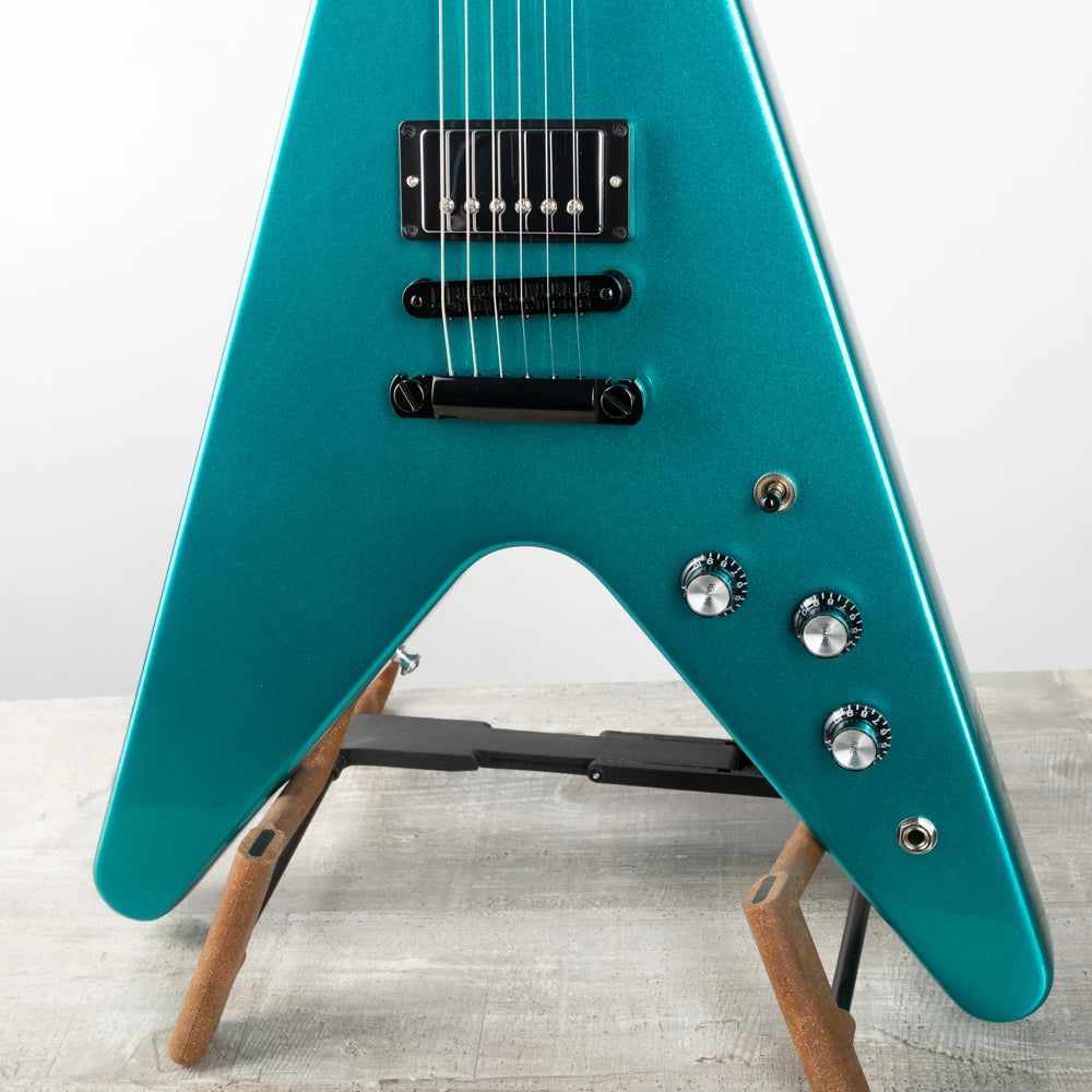 Gibson Mod™ Collection 80s Flying V, Metallic Marina Blue | Gibson Mod™ Collection Electric Guitar Gibson Mod™ Collection