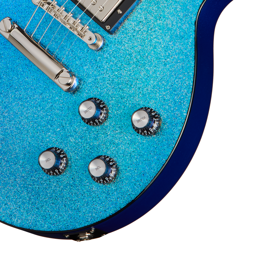 Gibson Mod™ Collection Les Paul Studio Session, Blueberry Snowcone Electric Guitar Gibson Mod™ Collection