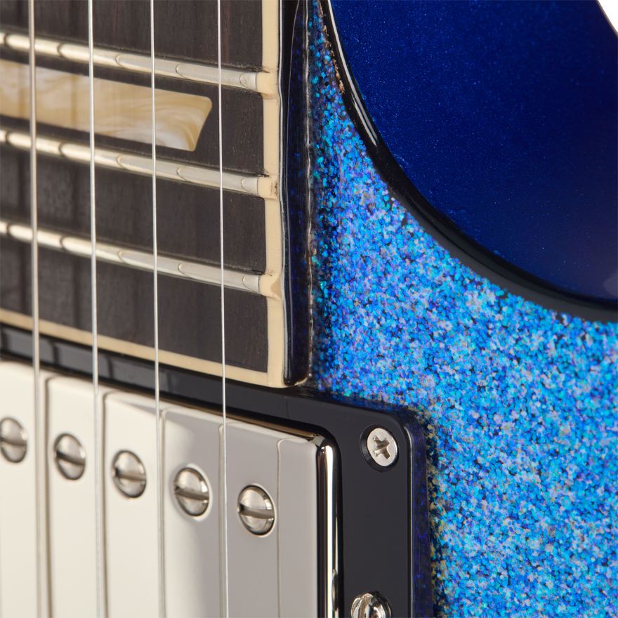 Gibson Mod™ Collection Les Paul Studio Session, Blueberry Snowcone Electric Guitar Gibson Mod™ Collection