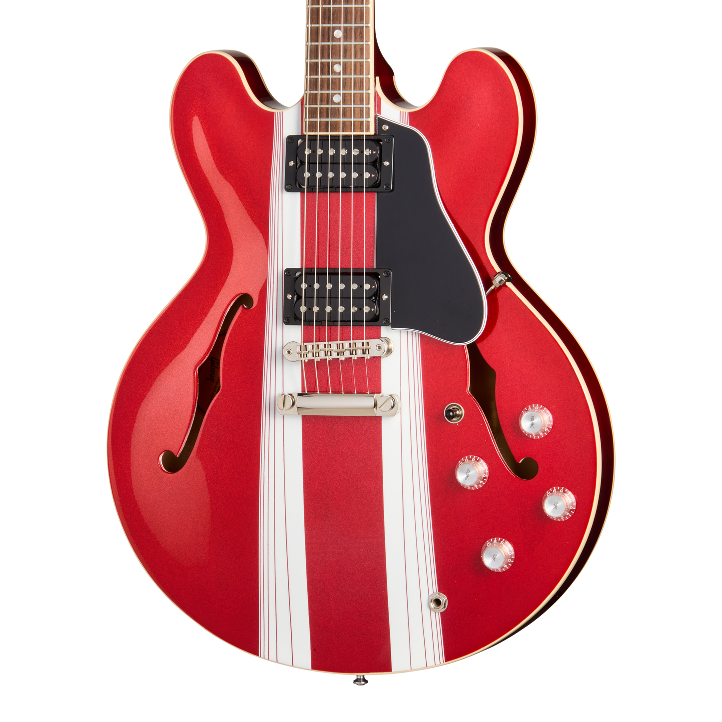Gibson Mod™ Collection ES-335, Urgent Red Razorstripe Electric Guitar Gibson Mod™ Collection