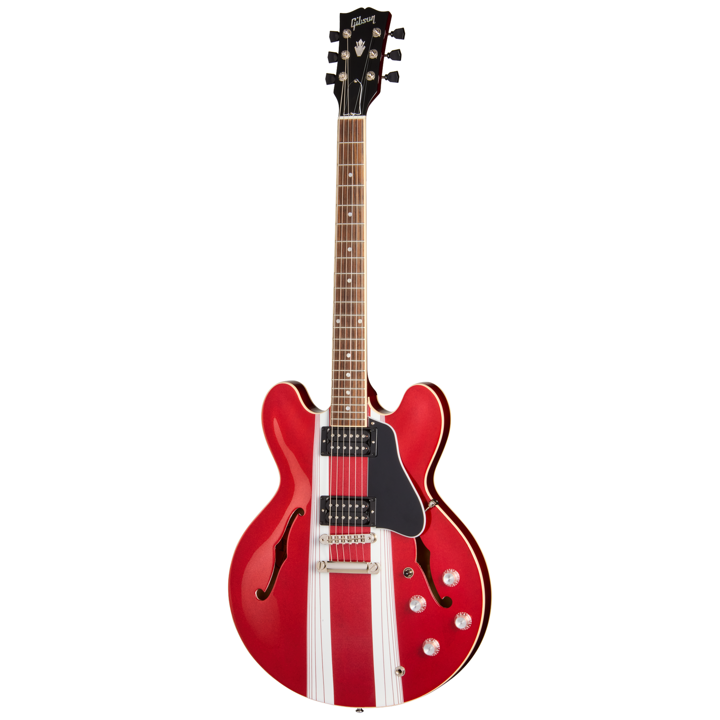 Gibson Mod™ Collection ES-335, Urgent Red Razorstripe Electric Guitar Gibson Mod™ Collection