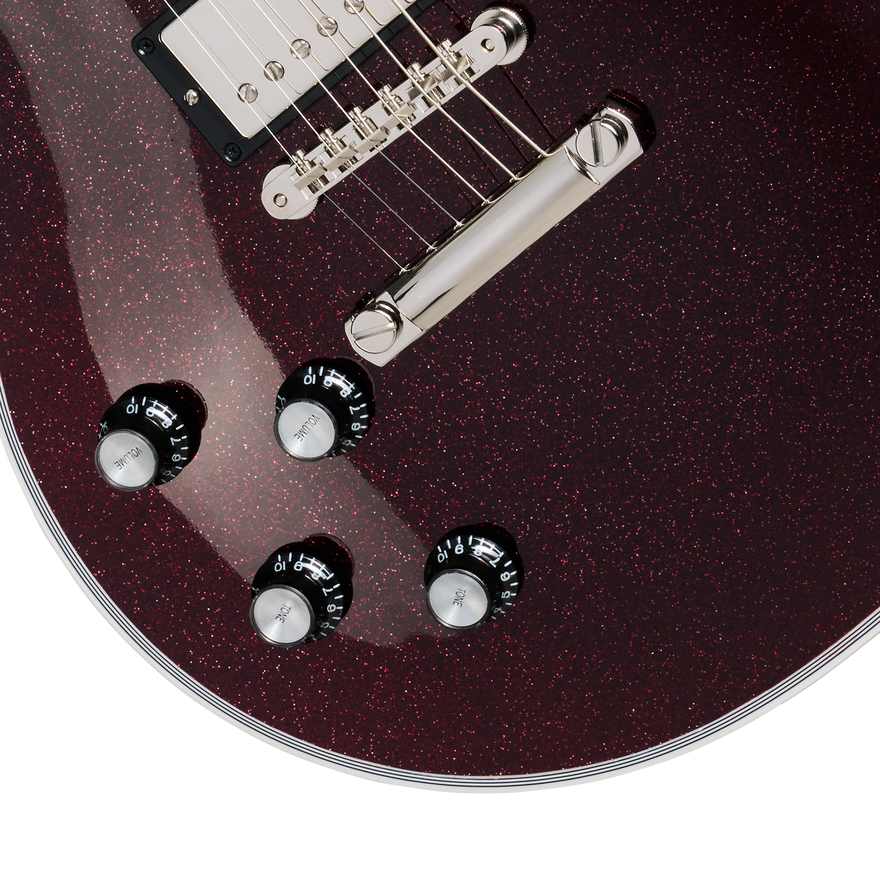Gibson Mod™ Collection 1968 Les Paul Custom Reissue, Left-Handed, Sangria Sparkle Electric Guitar Gibson Mod™ Collection
