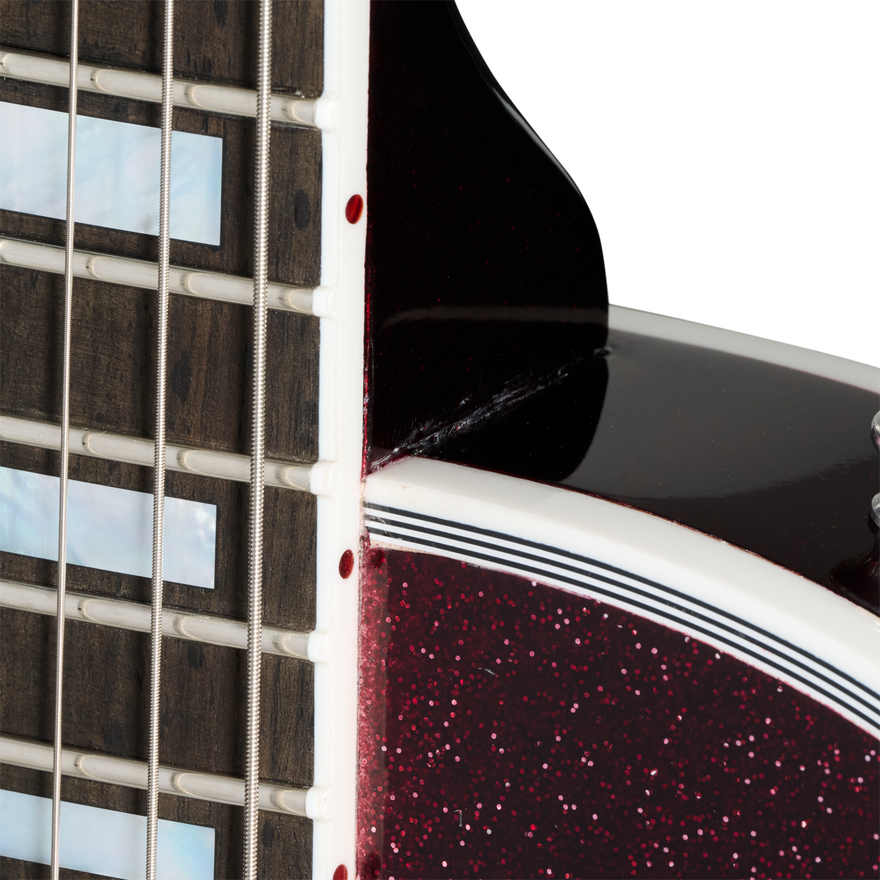Gibson Mod™ Collection 1968 Les Paul Custom Reissue, Left-Handed, Sangria Sparkle Electric Guitar Gibson Mod™ Collection