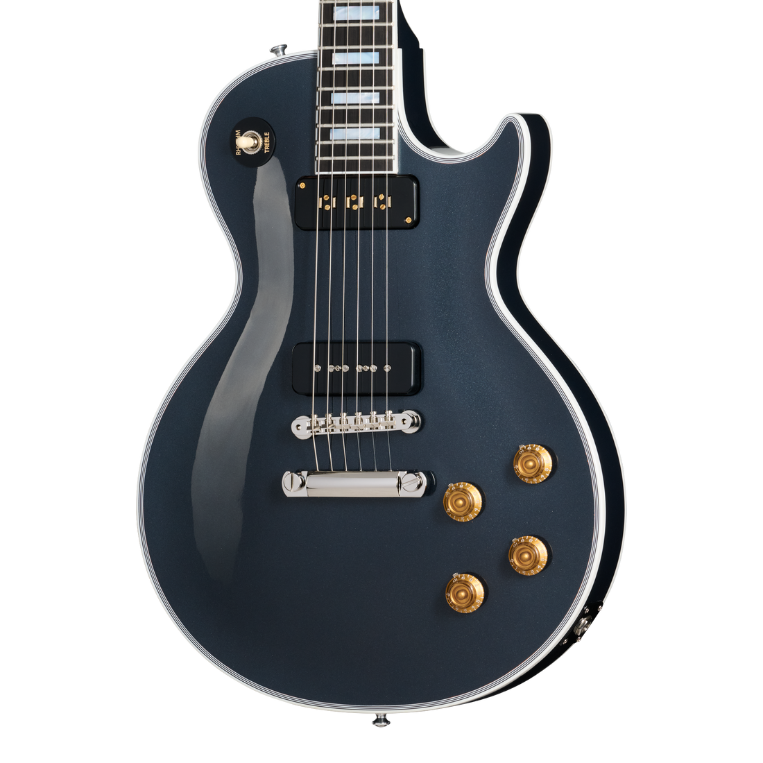 Gibson Mod™ Collection 1954 Les Paul Custom Reissue, Gray Arsenic Electric Guitar Gibson Mod™ Collection