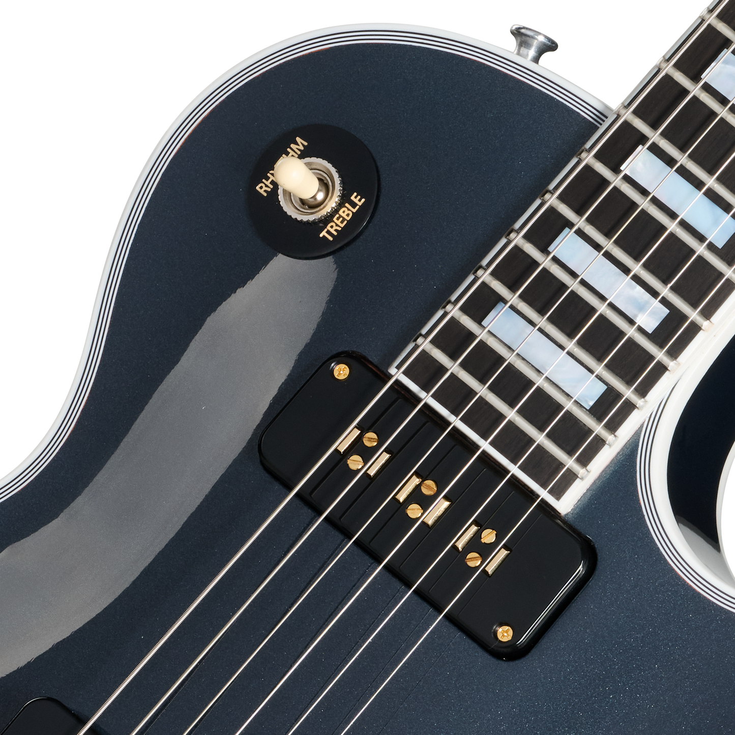 Gibson Mod™ Collection 1954 Les Paul Custom Reissue, Gray Arsenic Electric Guitar Gibson Mod™ Collection