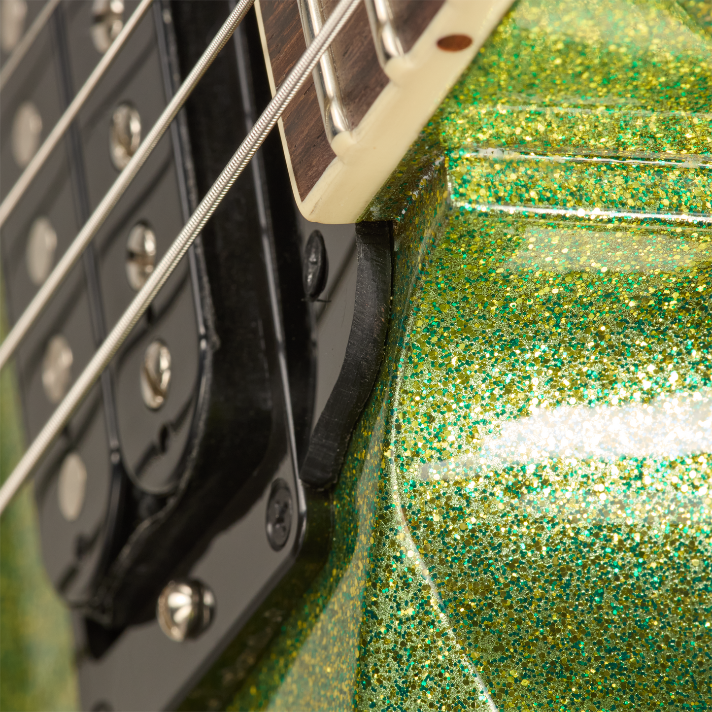 Gibson Mod™ Collection 1961 Les Paul SG Standard Reissue, Left-Handed, Chartreuse Sparkle Electric Guitar Gibson Mod™ Collection
