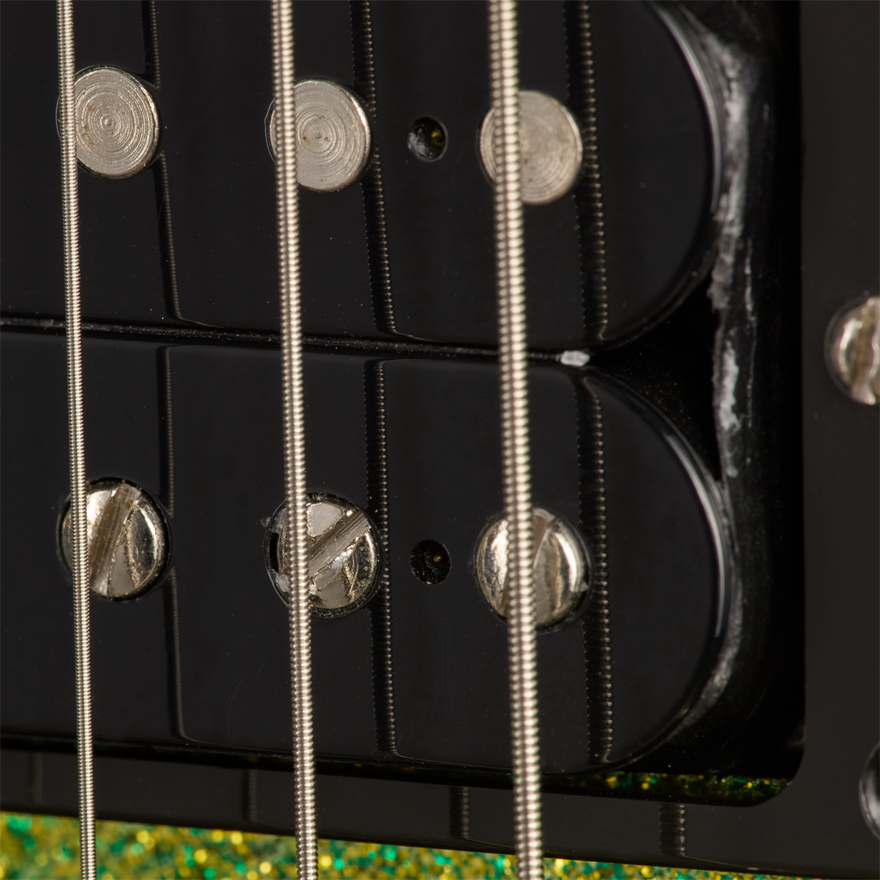 Gibson Mod™ Collection 1961 Les Paul SG Standard Reissue, Left-Handed, Chartreuse Sparkle Electric Guitar Gibson Mod™ Collection