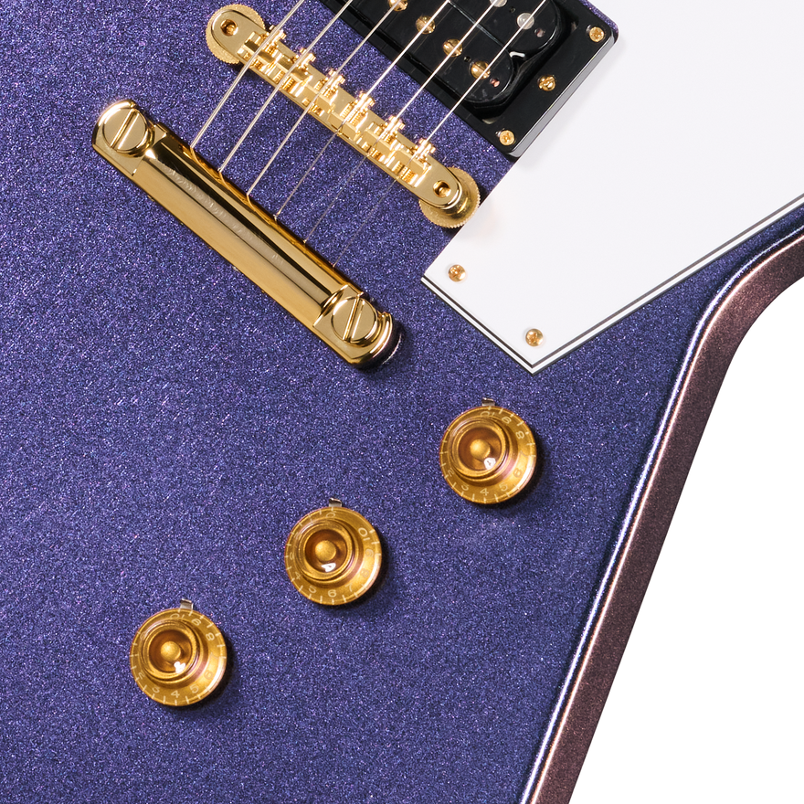 Gibson Mod™ Collection 1958 Explorer Reissue, Plum Chameleon Electric Guitar Gibson Mod™ Collection
