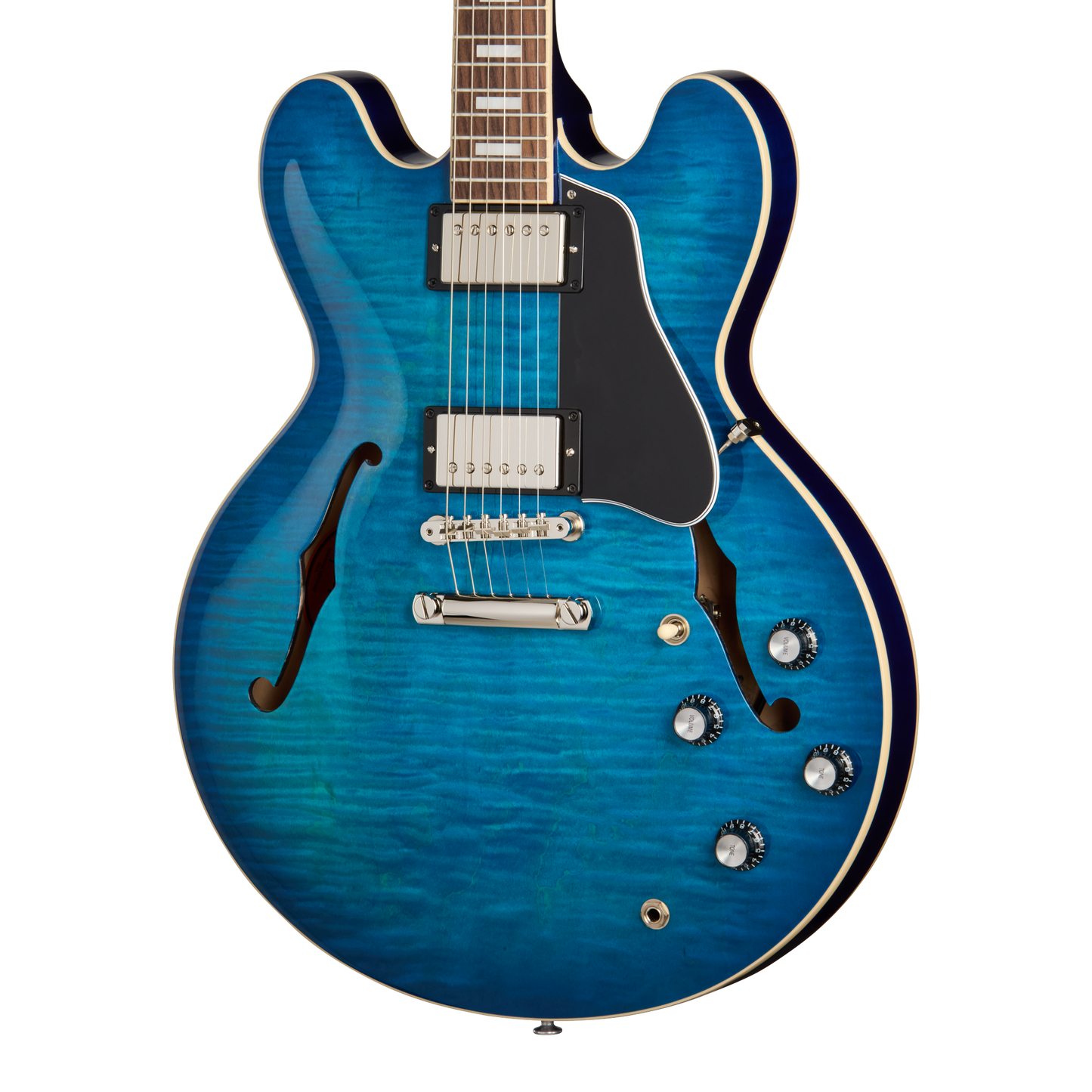 Gibson Mod™ Collection ES-335 Figured, Curacao Blue Electric Guitar Gibson Mod™ Collection