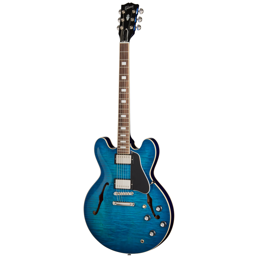 Gibson Mod™ Collection ES-335 Figured, Curacao Blue Electric Guitar Gibson Mod™ Collection