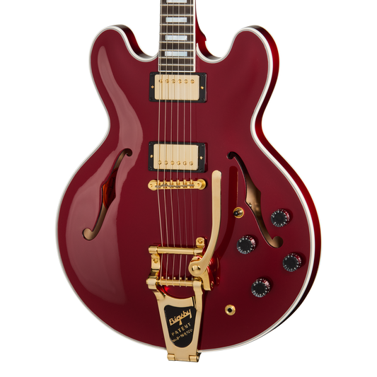 Gibson Mod™ Collection 1959 ES-355 Reissue, Cranberry Glimmer Electric Guitar Gibson Mod™ Collection