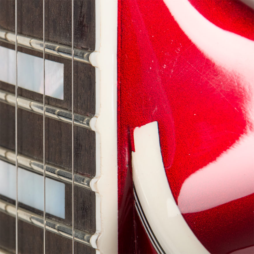 Gibson Mod™ Collection 1959 ES-355 Reissue, Cranberry Glimmer Electric Guitar Gibson Mod™ Collection