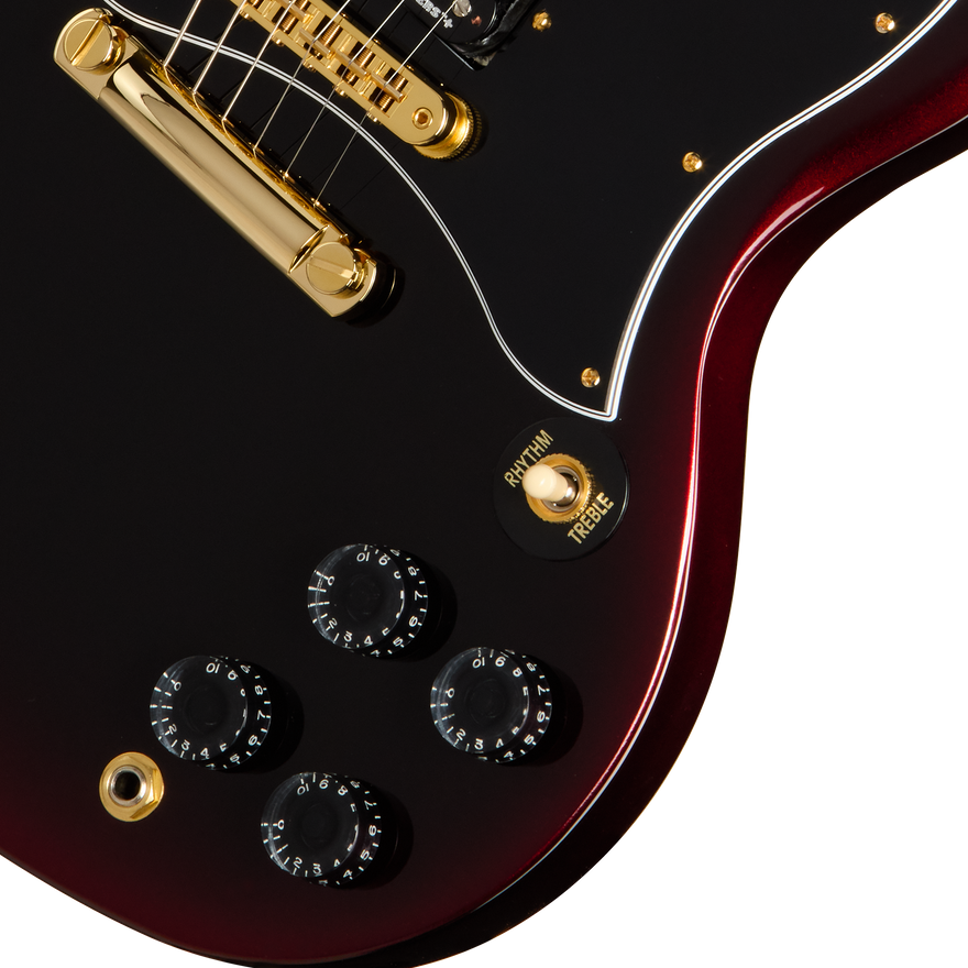 Gibson Mod™ Collection SG Standard, Vermillion Chameleon Electric Guitar Gibson Mod™ Collection