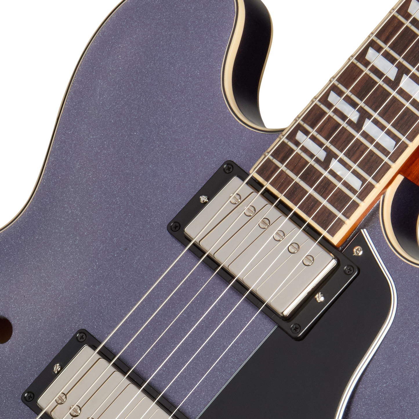 Gibson Mod™ Collection ES-345, Slate Grape Satin Electric Guitar Gibson Mod™ Collection