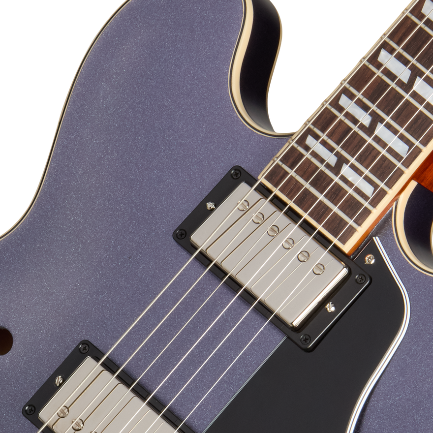 Gibson Mod™ Collection ES-345, Slate Grape Satin Electric Guitar Gibson Mod™ Collection