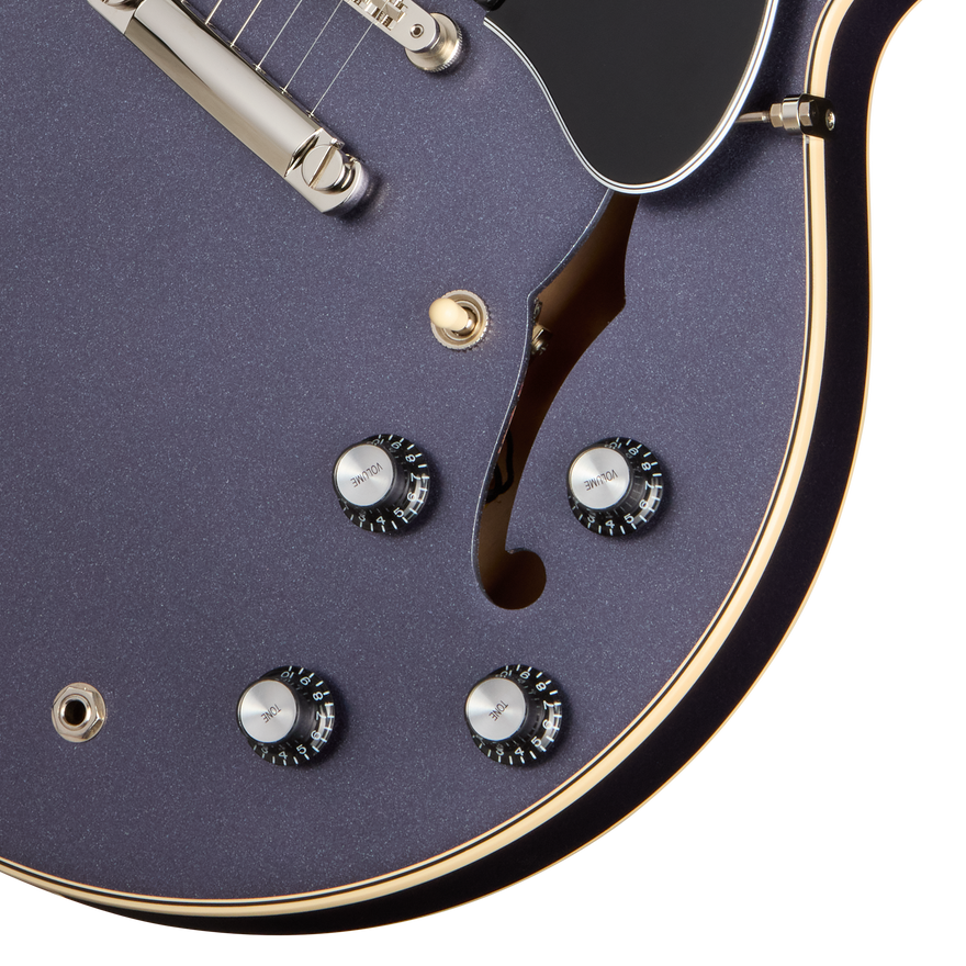 Gibson Mod™ Collection ES-345, Slate Grape Satin Electric Guitar Gibson Mod™ Collection