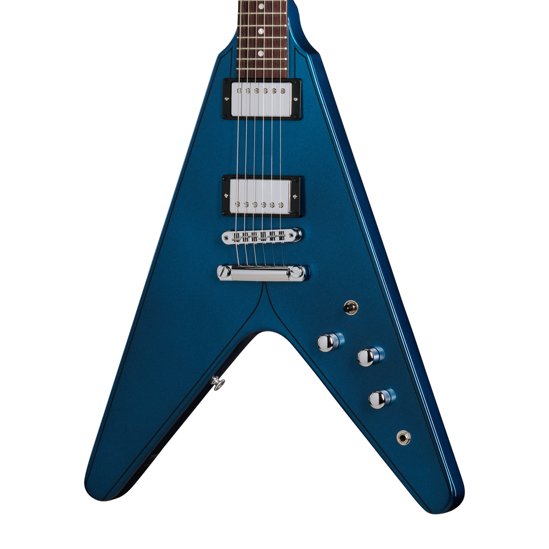 Gibson Mod™ Collection Flying V 80s, Front Action Blue Electric Guitar Gibson Mod™ Collection