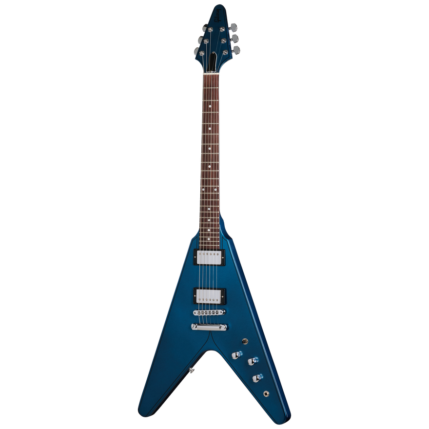 Gibson Mod™ Collection Flying V 80s, Front Action Blue Electric Guitar Gibson Mod™ Collection
