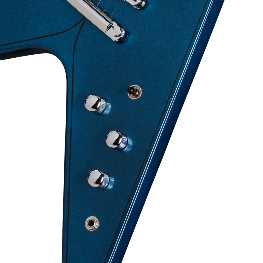 Gibson Mod™ Collection Flying V 80s, Front Action Blue Electric Guitar Gibson Mod™ Collection
