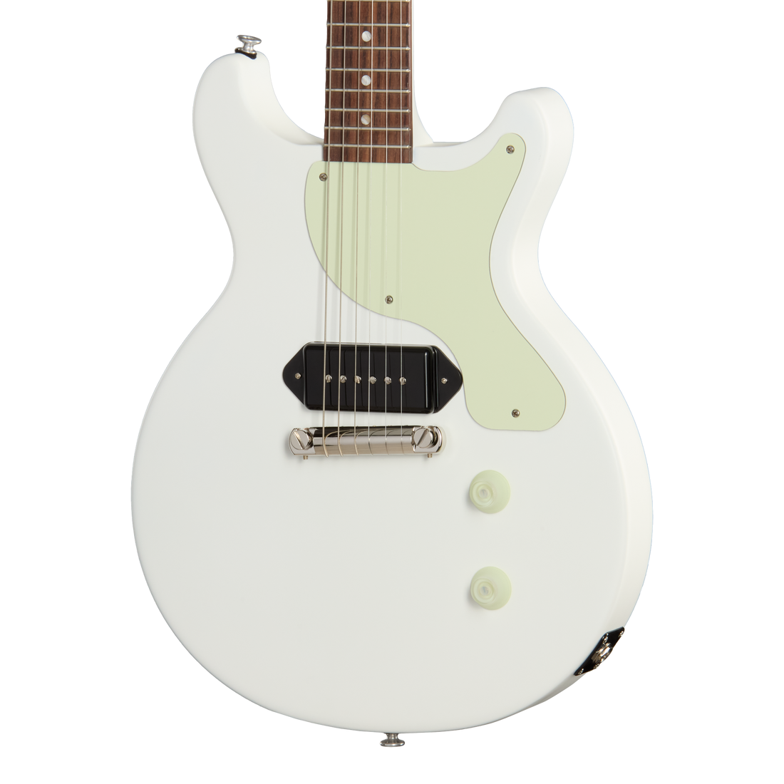Gibson Mod™ Collection Les Paul Junior Double Cut, Mint on White Satin Electric Guitar Gibson Mod™ Collection