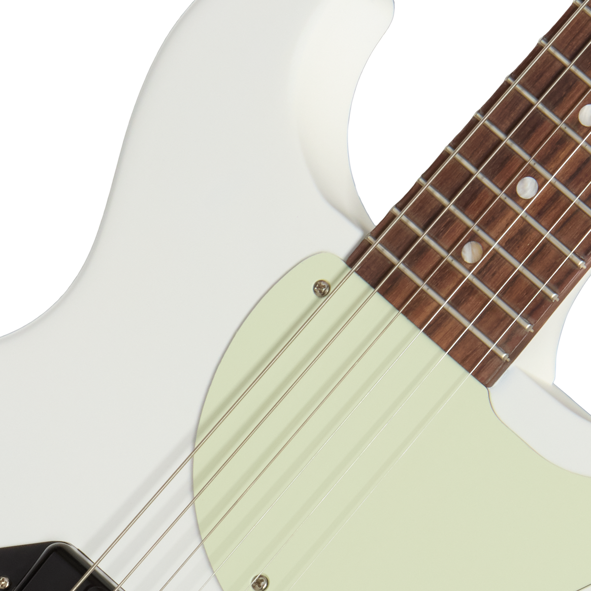 Gibson Mod™ Collection Les Paul Junior Double Cut, Mint on White Satin Electric Guitar Gibson Mod™ Collection