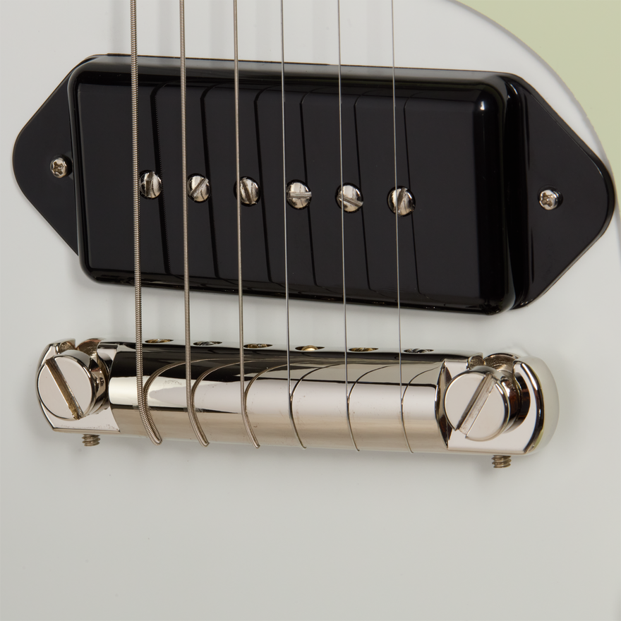 Gibson Mod™ Collection Les Paul Junior Double Cut, Mint on White Satin Electric Guitar Gibson Mod™ Collection
