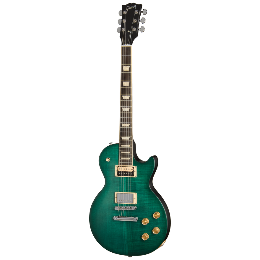 ギター Gibson Les Paul Studio Mod Green Gibson Mod™ Collection Les Paul Studio Session, Jade Oasis