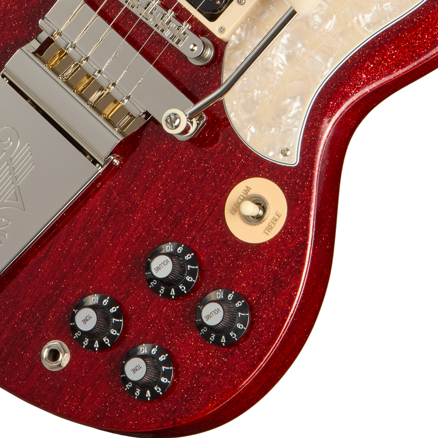 Gibson Mod™ Collection 1964 SG Standard Reissue, Candied Pomegranate Electric Guitar Gibson Mod™ Collection