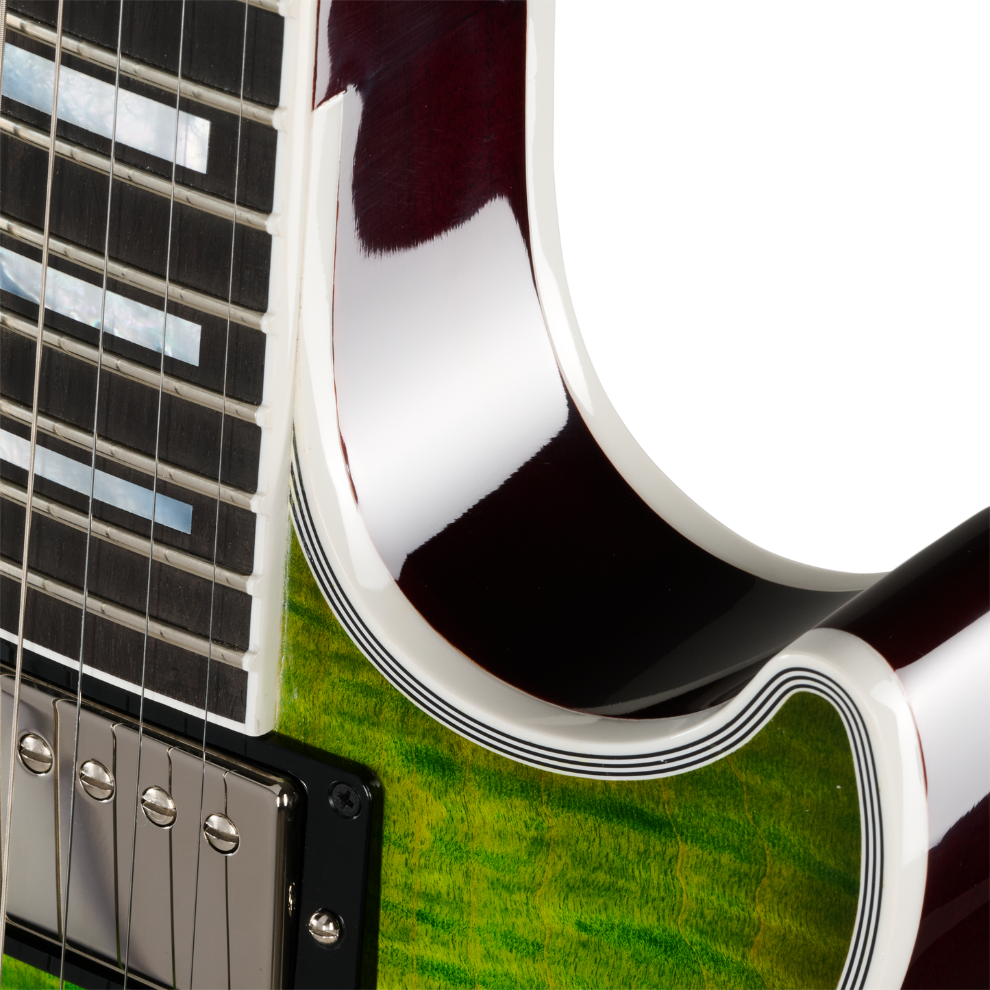 Gibson Mod™ Collection Les Paul Custom, Fairway Green Electric Guitar Gibson Mod™ Collection