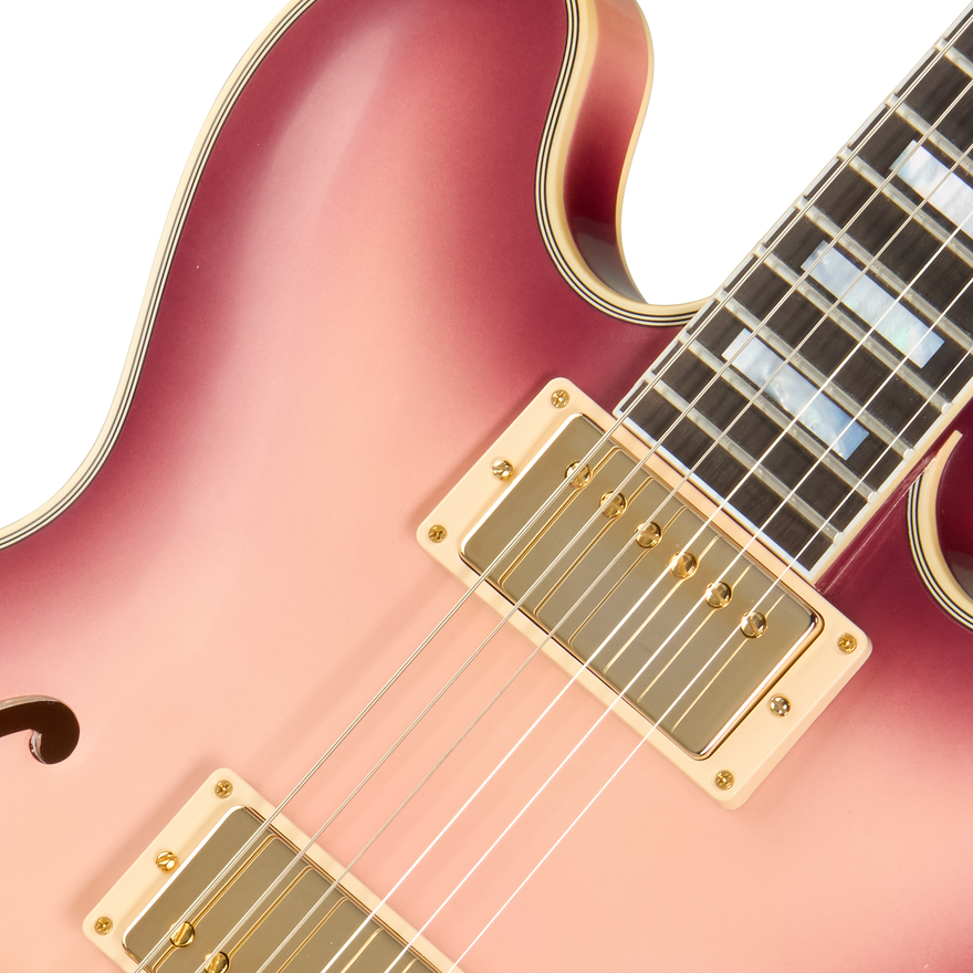 Gibson Mod™ Collection 1959 ES-355 Reissue, Cranberry Blush Electric Guitar Gibson Mod™ Collection