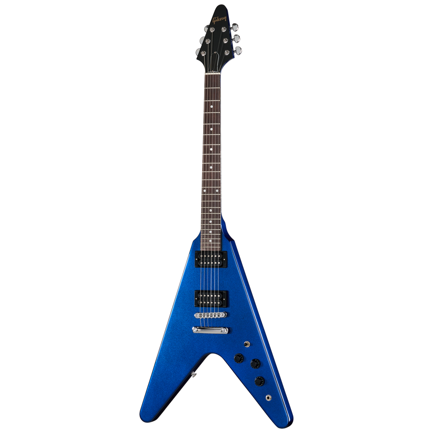 Gibson Mod™ Collection Flying V 80s, Metallic Sapphire Electric Guitar Gibson Mod™ Collection