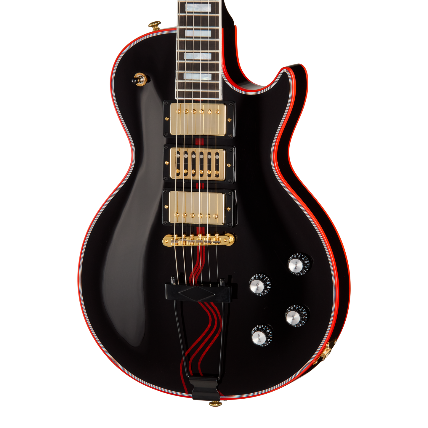 Gibson Mod™ Collection 1957 Les Paul Custom Reissue, Sanguine Swerve Electric Guitar Gibson Mod™ Collection