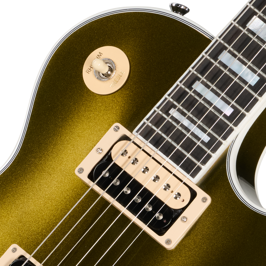 Gibson Mod™ Collection Les Paul Custom 70s, Green Bean Glitter Electric Guitar Gibson Mod™ Collection