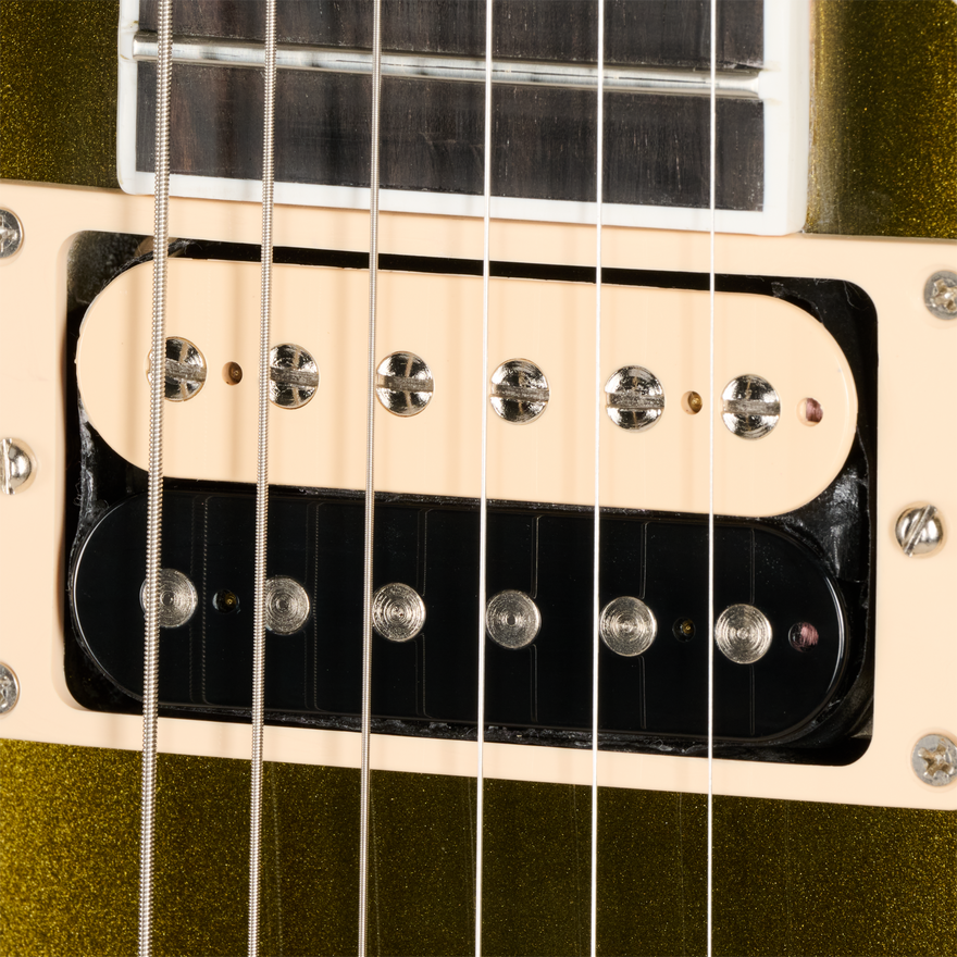 Gibson Mod™ Collection Les Paul Custom 70s, Green Bean Glitter Electric Guitar Gibson Mod™ Collection