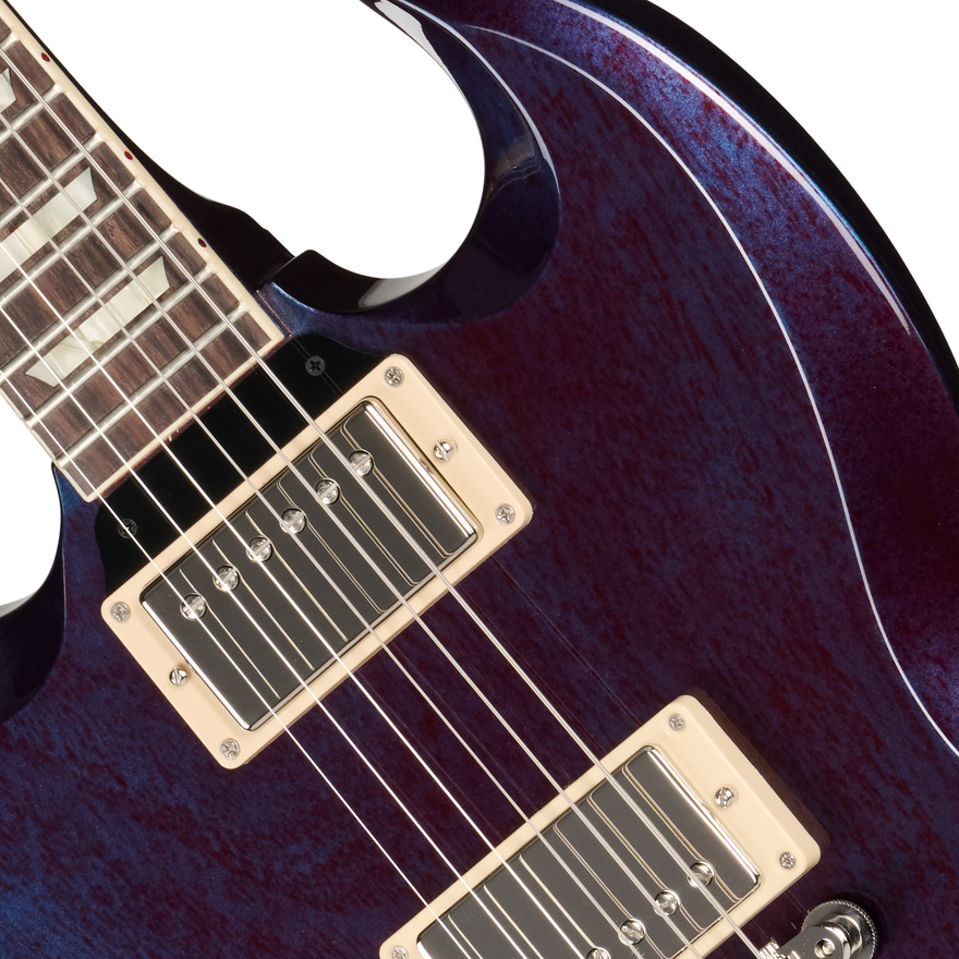 Gibson Mod™ Collection 1961 Les Paul SG Standard Reissue, Left-Handed, Blurpleen Electric Guitar Gibson Mod™ Collection