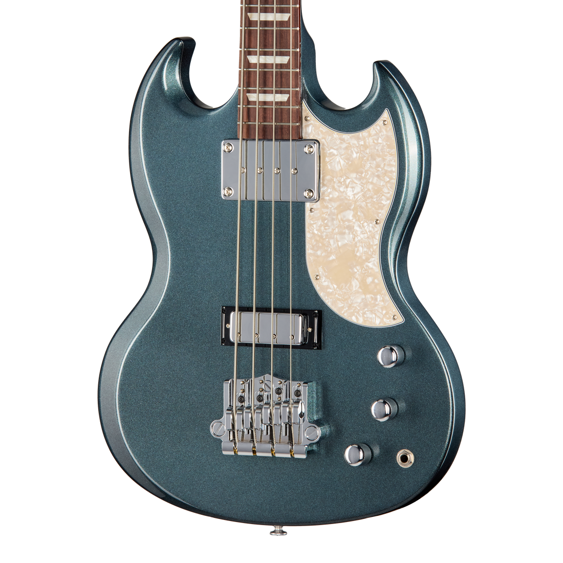 Gibson Mod™ Collection SG Standard Bass, Sparktacular Gray Electric Bass Gibson Mod™ Collection