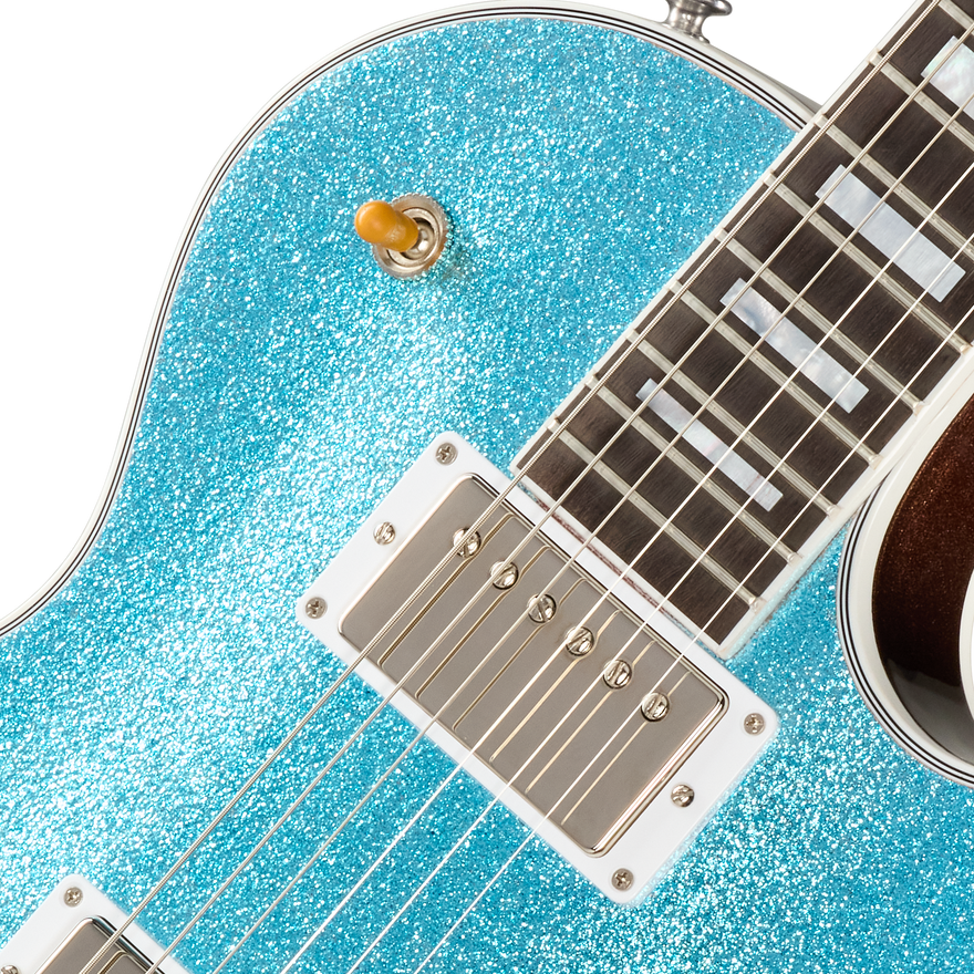 Gibson Mod™ Collection Les Paul Custom 70s, Blueminescent Electric Guitar Gibson Mod™ Collection