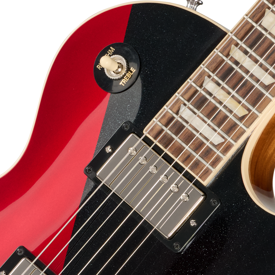 Gibson Mod™ Collection Les Paul Standard 60s, Split Decision Crimson Collision Electric Guitar Gibson Mod™ Collection