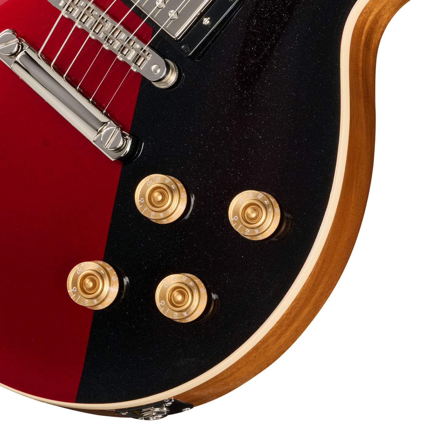 Gibson Mod™ Collection Les Paul Standard 60s, Split Decision Crimson Collision Electric Guitar Gibson Mod™ Collection
