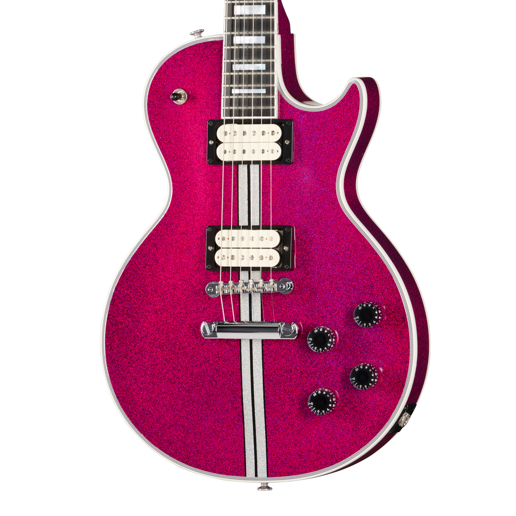 Pakul Mod Gibson Mod™ Collection 1968 Les Paul Custom Reissue, Strawberry Pop