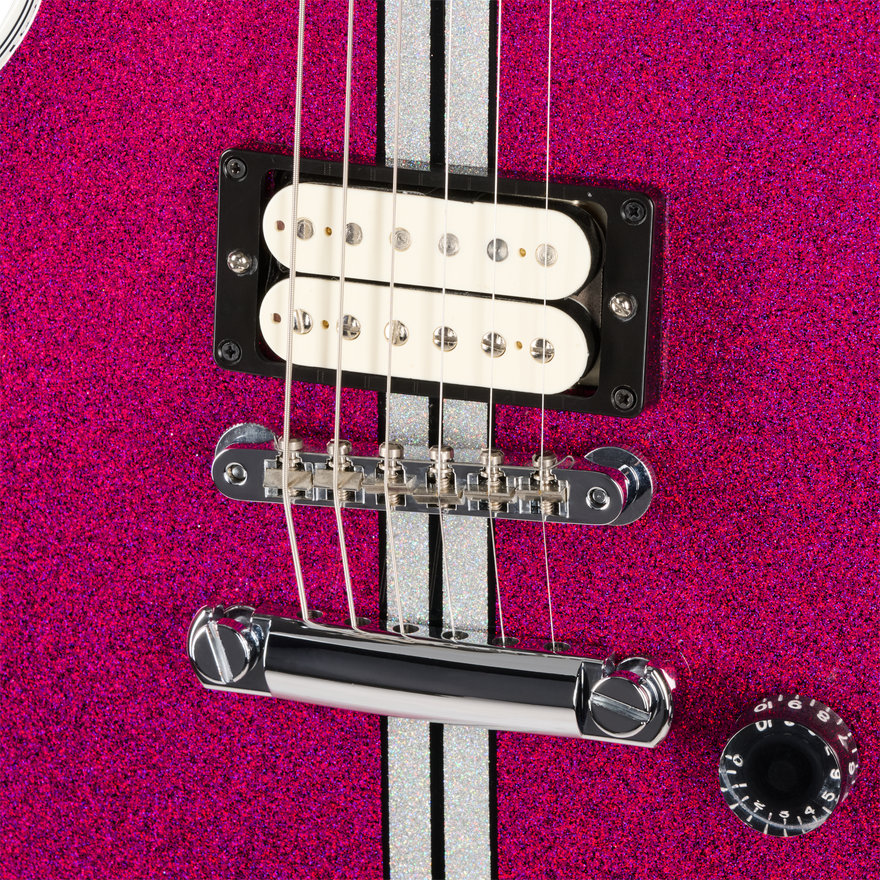 Gibson Mod™ Collection 1968 Les Paul Custom Reissue, Strawberry Pop Electric Guitar Gibson Mod™ Collection