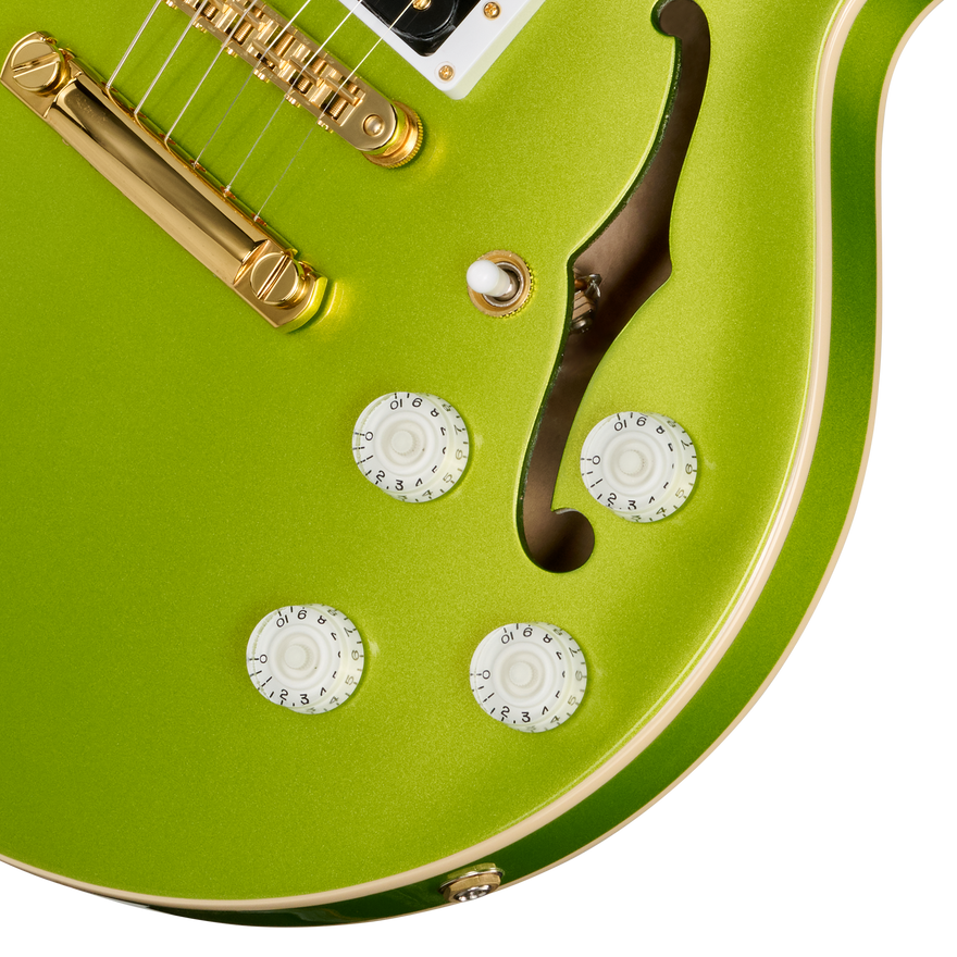 Gibson Mod™ Collection ES-339 Figured, Hoppin Poppin Green Electric Guitar Gibson Mod™ Collection