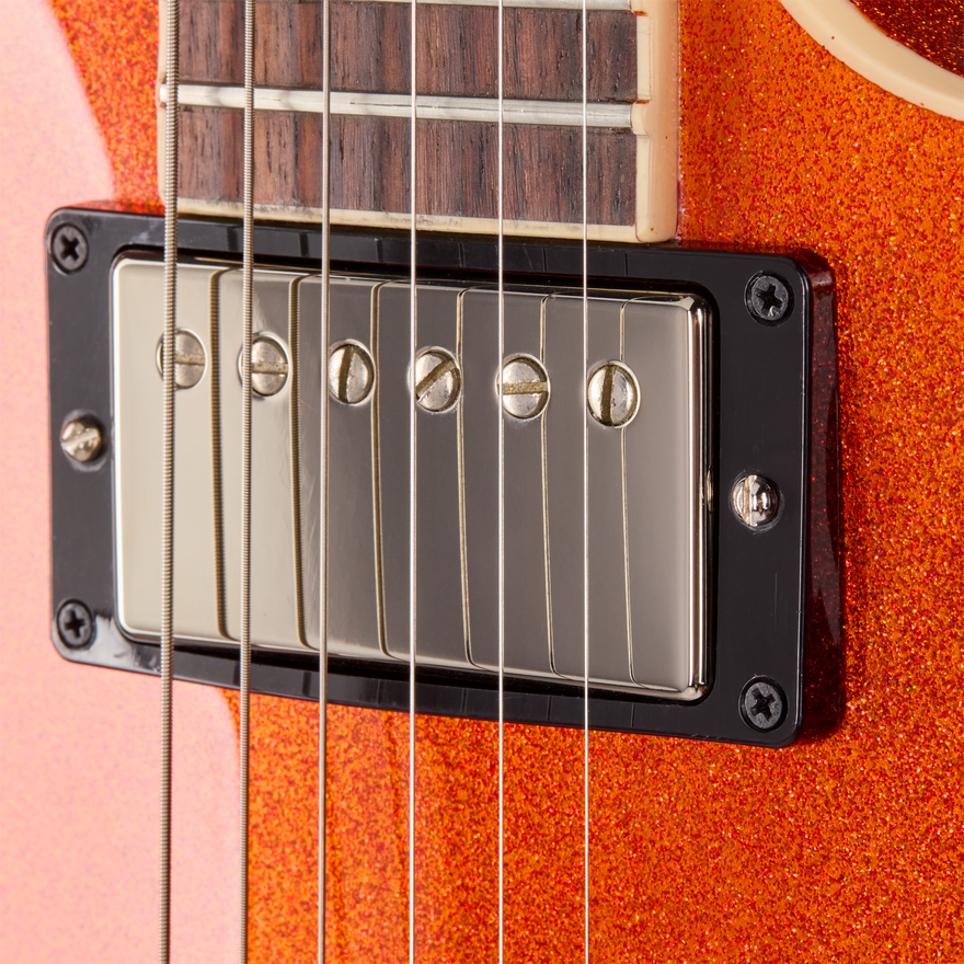 Gibson Mod™ Collection Les Paul Standard 50s, Neon Orange Sparkle Electric Guitar Gibson Mod™ Collection