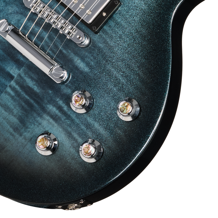 Gibson Mod™ Collection Les Paul Studio Session, Sparkling Midnight Teal Electric Guitar Gibson Mod™ Collection